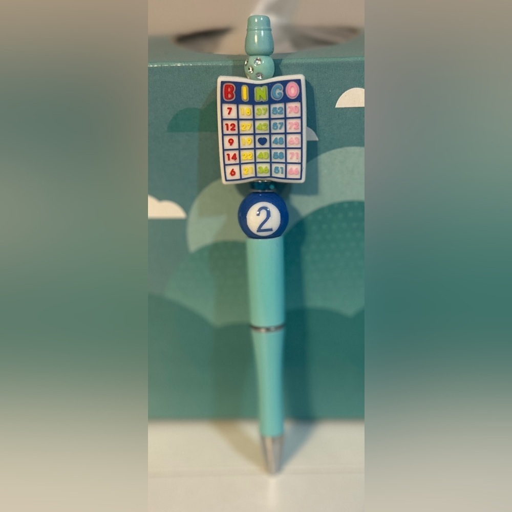 Bingo Beaded Writing Pen